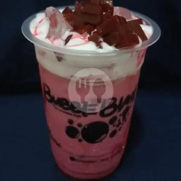 Milkshake Choco Jelly Red Velvet | Minuman Bubble Blast