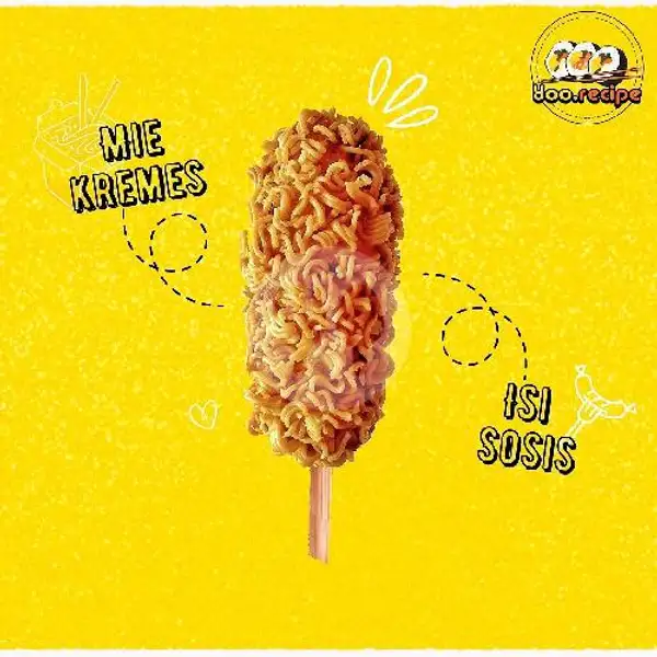 Hotdog Kremes ( JUMBO ) | Yoo Recipe, Gajah Mada