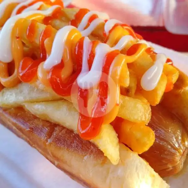 Hotdog Extra Frenchfries | Wiebar Hotdog