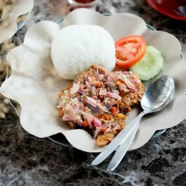 Ayam Geprek + Nasi + Es Teh | Spesial Seafood Kerang Sedep, Pedurungan