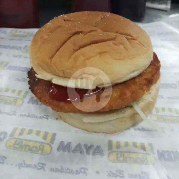 Burger Ayam Original | May Burger Batam (Ramly Tiban), Bank Mandiri Tiban