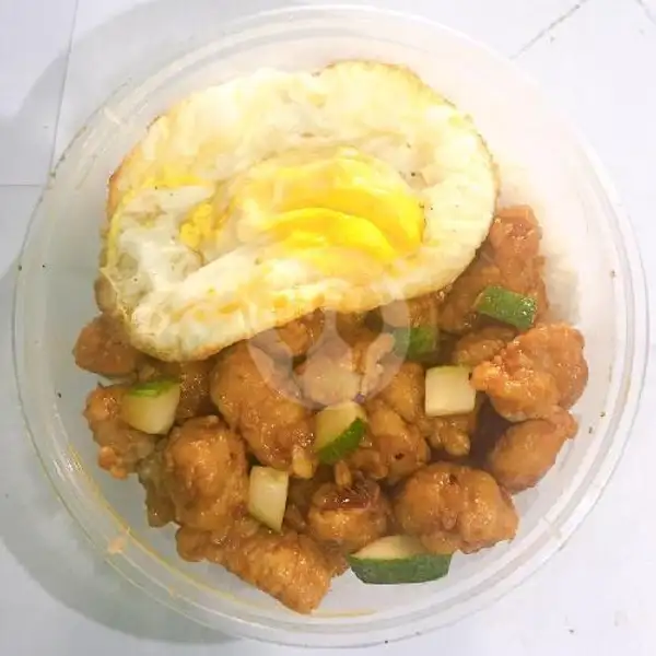 Ayam Pop Asam Manis Rice Bowl | Warung Makan C 11, Golden Land