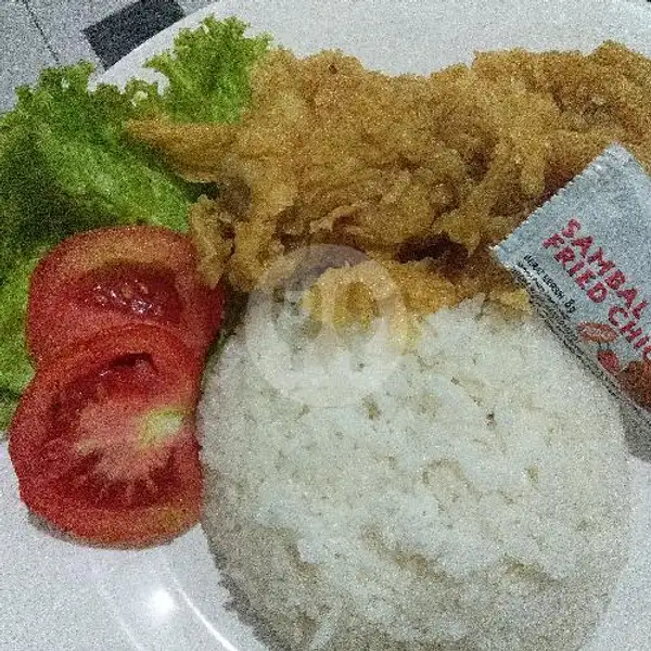 Paket Nasi Ayam Goreng Kriwil + Es Teh | Lalapan Ayam Laos JJ, Gatot Subroto I