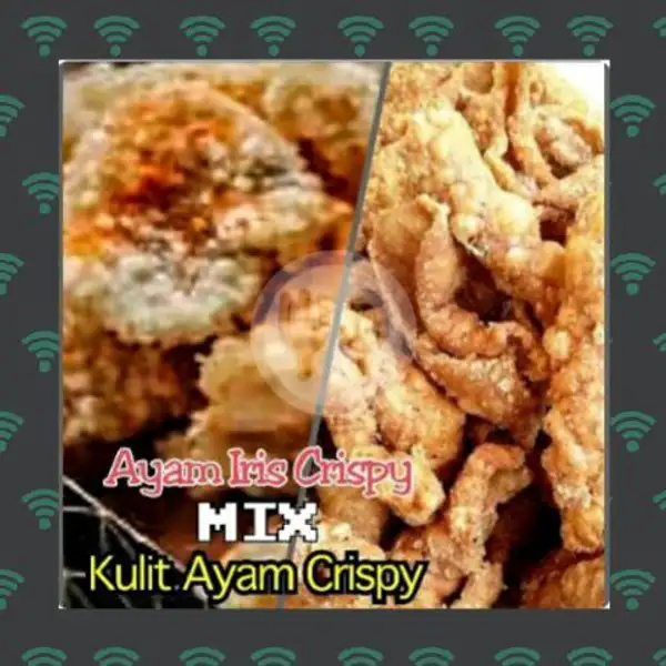 Ayam Iris Crispy MIX Kulit Ayam Crispy (Jumbo). | Ayam Iris Crispy Azzhel