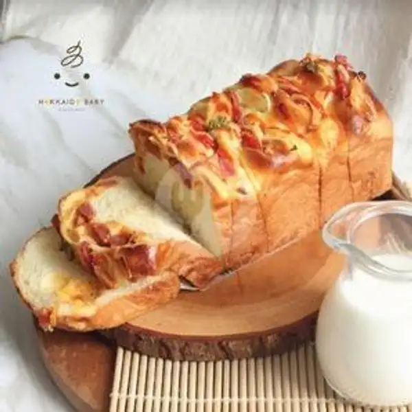 Pizza Bechamel Loaf | Hokkaido Baby, Batu Ceper