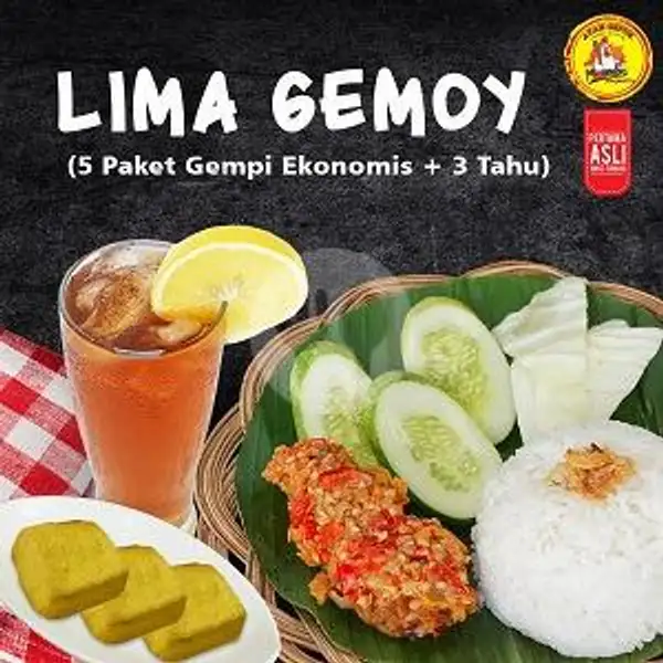 Paket Lima Gemoy | Ayam Gepuk Pak Gembus, Grand Depok City