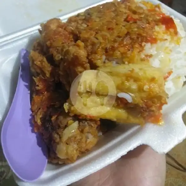 Nasi Ayam Geprek Cak Gimbul | Cowek Cak Gimbul, Plosogeneng