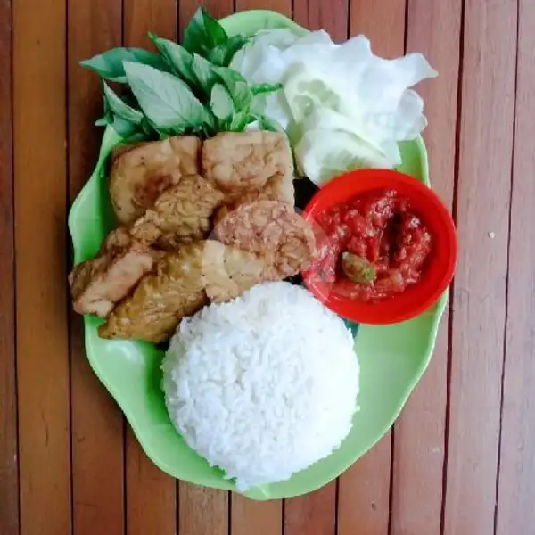 Tempe Tahu Goreng + Nasi | Dapoer Ayam Bakar, Gunung Salak