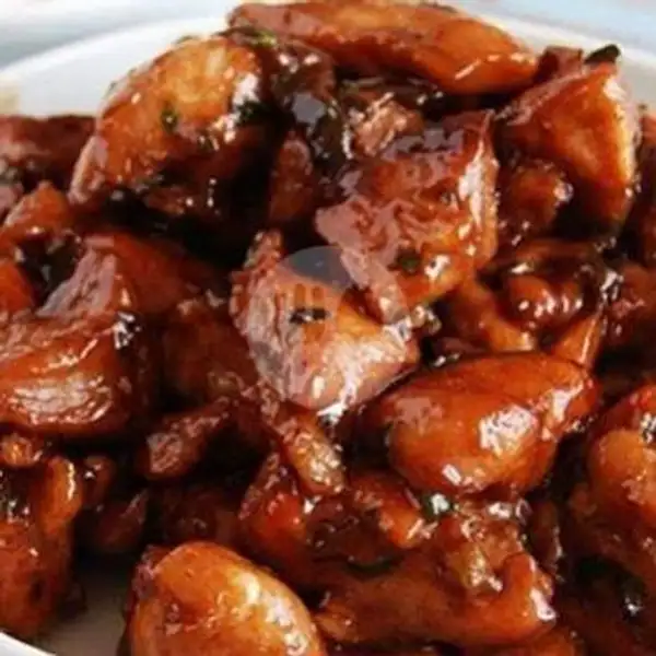Ayam Goreng Saos Lada Hitam | Giri Mas Chinese Food Halal, Tukad Banyusari