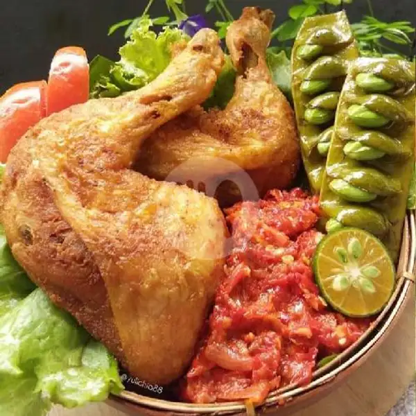 Paket Murah Ayam + Petai Nasi | Warung Nasi Rahayu Rasa