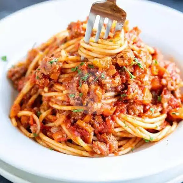 Spaghetti aglio Meat | Spaghetti Jakarta, Denpasar