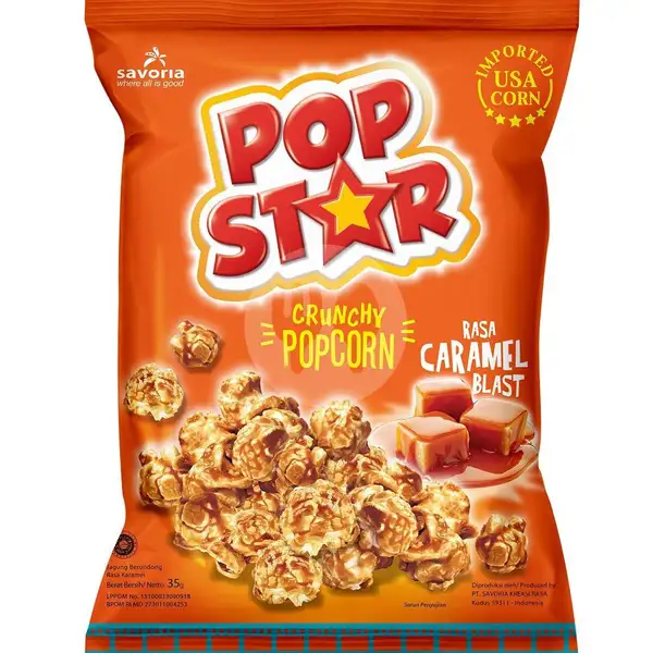 Popstar Crunchy Popcorn - Caramel Blast | Kopi Yor, Pademangan