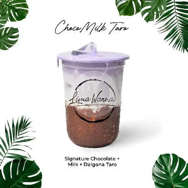 ChocoMilk Taro | Lima Warna Dalgona Dan Boba Kopi, Raya Cilimus