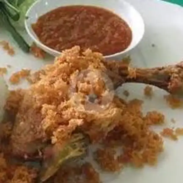 Ayam Goreng (paha)Kremes +lalapan Sambal | Gulai Kepala Ikan Pak Umar, Pedurungan