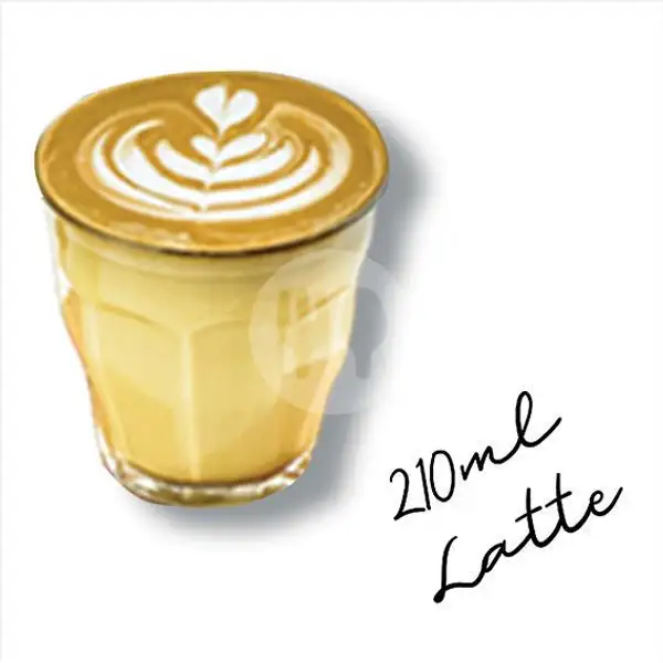 Latte | Toko Seniman Coffee, Komplek Pertokoan Sudirman Agung