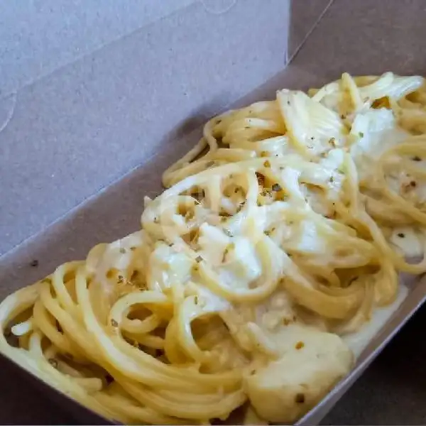 Spaghetti Carbonara | Rice Box Yobeliyoo, Denpasar