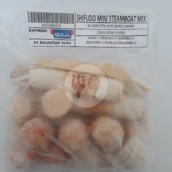 Bakso Seafood Steamboat Mini Mix Shifudo Isi 24 Pcs | Daniswara Frozenfood