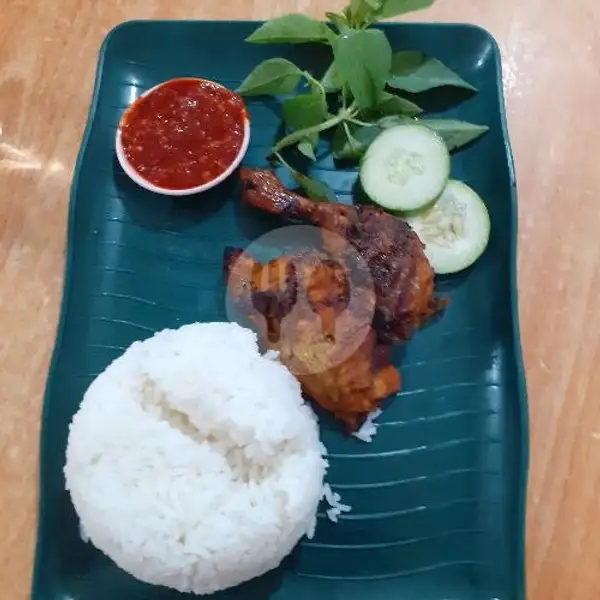 Ayam Bakar Pedas (Paha)+ Nasi | Special Cabe Ijo Dadakan Kintan, Sagulung