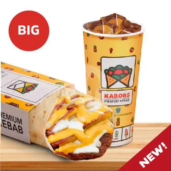 Combobs Cheesy Smoke Beef Kebab | KABOBS - Premium Kebab, BTC Fashion Mall