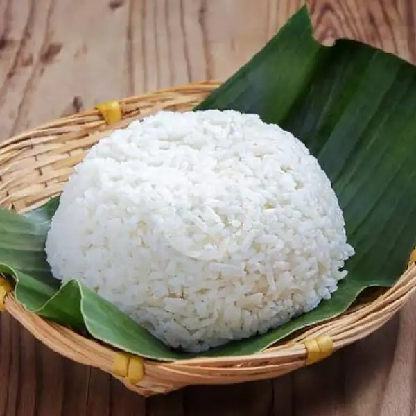 Nasi Putih | Ayam Goreng Sambal Pete Husna, Cimanggah