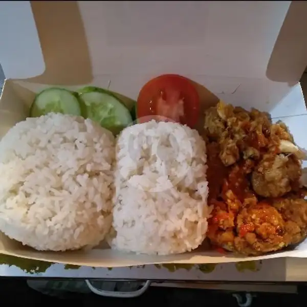 Paket 2 Nasi + Ayam Geprek | Ayam Geprek Sunan, Karang Tengah