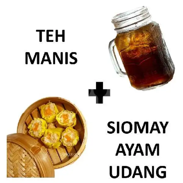 Siomay Ayam Udang + Teh Manis | Nyamm Dimsum, Arcamanik