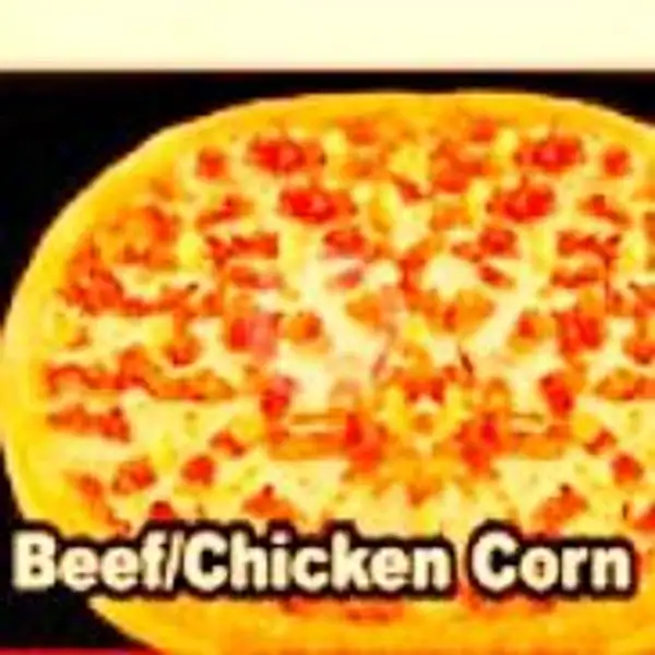 Beef / Chicken Corn (L) | Sicilian Pizza, Tiara Dewata Supermarket