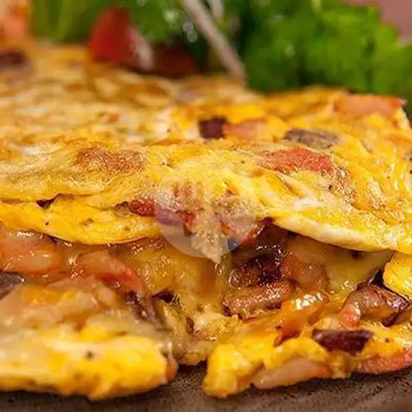 Bacon Potato Omelette (Farmer Breakfast) | Oregano Bistro, Mengwi