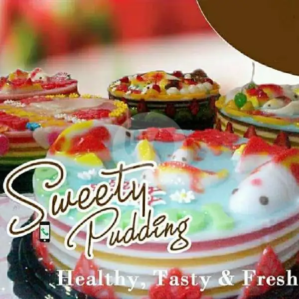 Pudding Rainbow Vegan, Small Size | Sweety Pudding