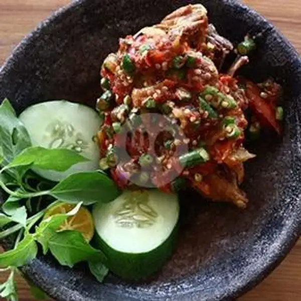 Ayam Bakar Plecing + Nasi | JALOM (Makanan Khas Lombok), Palm Spring