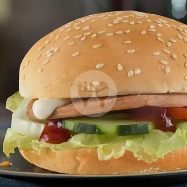 Burger Doubble Ayam + Telor + Keju | Arabian Kebab & Burger, Kisaran Barat