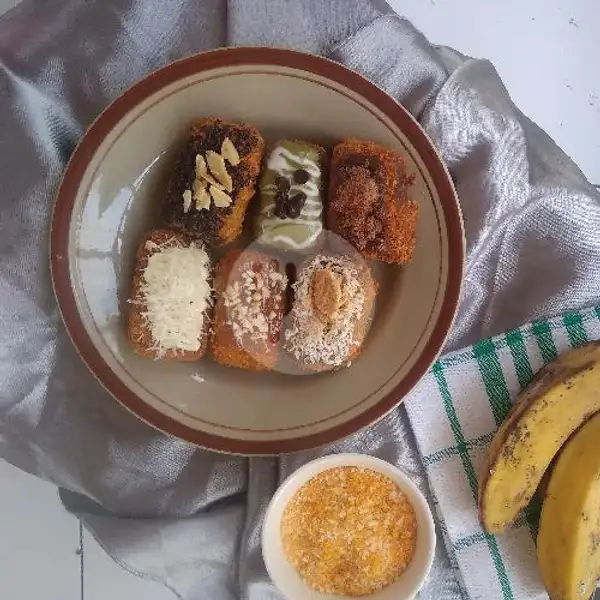 Premium Banana Nugget (isi 6) | Meat and Cheese [Pisang Goreng Crispy & Bola Keju], Mlati