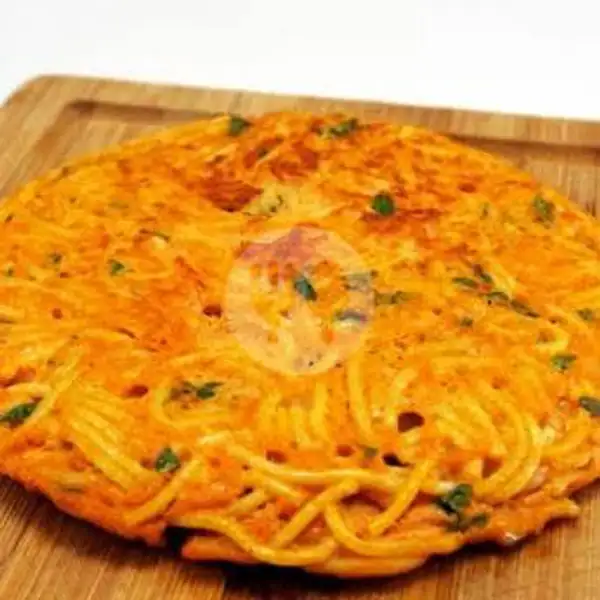 Omelet Kornet Daun Bawang+irisan Cabai, | Warkop Suha, Cilobak