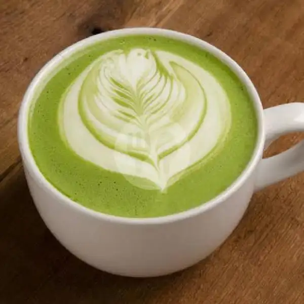 Hot Green Tea Latte | Piccola Stella Batam, Dermaga Sukajadi