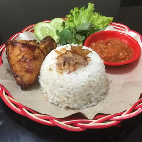 Ayam Goreng + Nasi | Lontong Sayur Dan Nasi Lengko Mamah Effel
