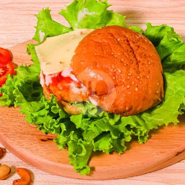 Burger Chiken Crispy + Cheese | Zan Burger, M Said
