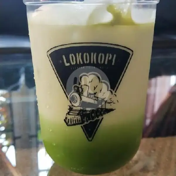 Ice Green Tea Milk | LOKO KOPI
