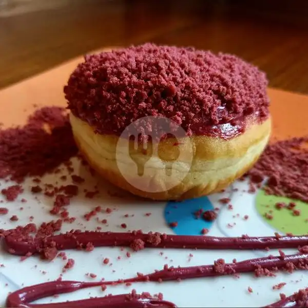 Red Velvet Donut | Donut De Bombolone Corner, Permata Residence
