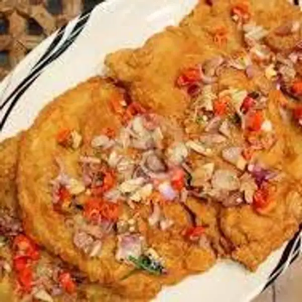 Nasi + Telur Geprek Sambal Matah + Lalapan | Ayam Geprek Farish, Tlogosari Kulon