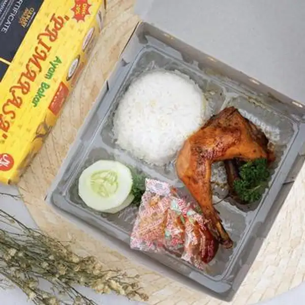 Nasi Ayam (Bakar/ Goreng) + Lalapan | Ayam Bakar Primarasa, Dr Soetomo