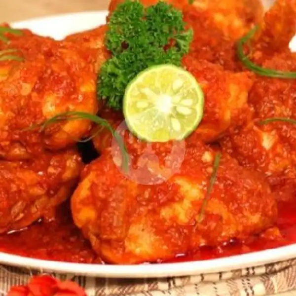 Ayam Balado | Ikan Bakar dan Ayam Bakar Bu Vivid, Argomulyo