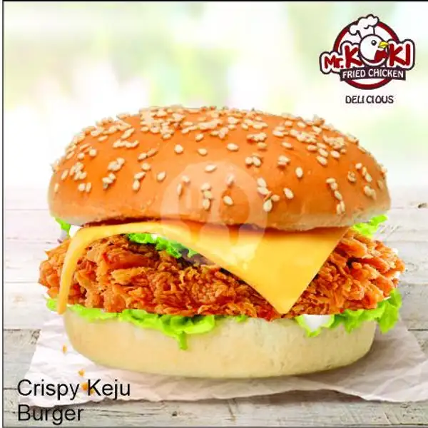 Crispy Keju Burger | Mr Koki Fried Chicken, Bukit Kecil