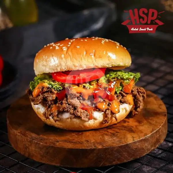 HSP Beef Burger | HSP (Halal Snack Pack), Petojo Utara
