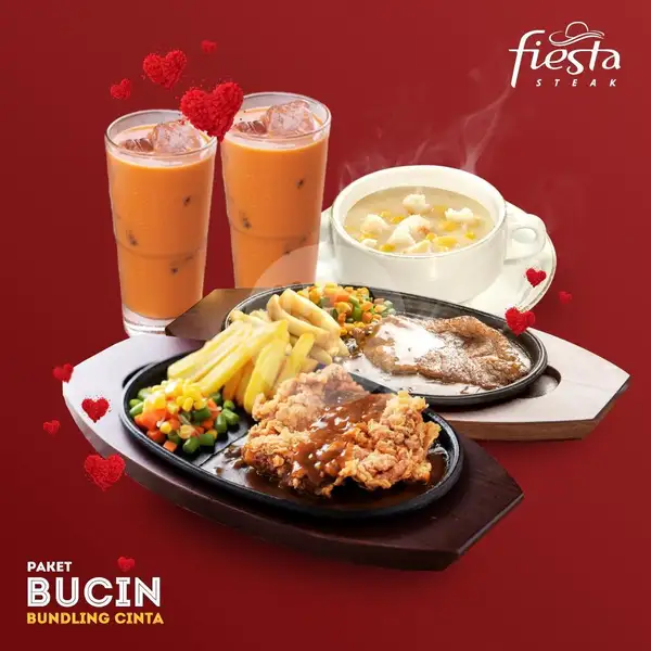 Paket BuCin (Bundling Cinta) | Fiesta Steak, Mal Grand Indonesia
