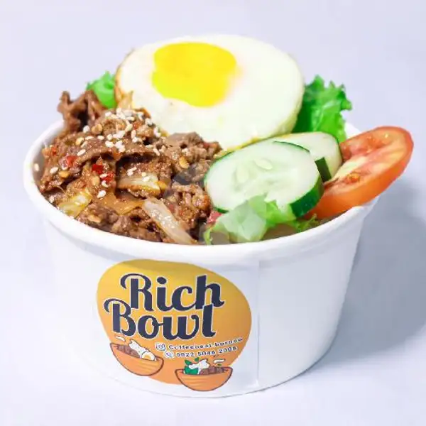 Rice Bowl Beef Belly Mercon | Coffee Beat, Wijaya Kusuma
