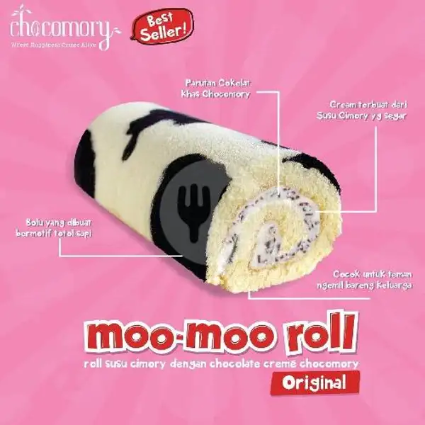Cimory Chocomory Moo Moo Roll Original | Aghniya Store