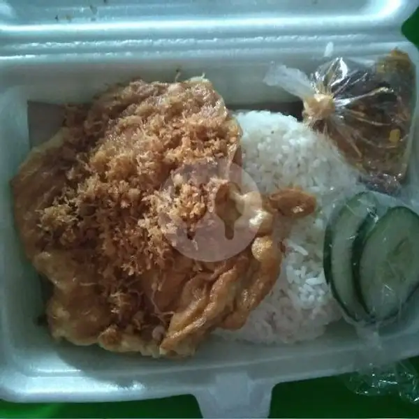 Paket Nasi + Ayam Suwir Telor Dadar Berserundeng | Nyet Nyet Ayam Serundeng 25, Sendangguwo