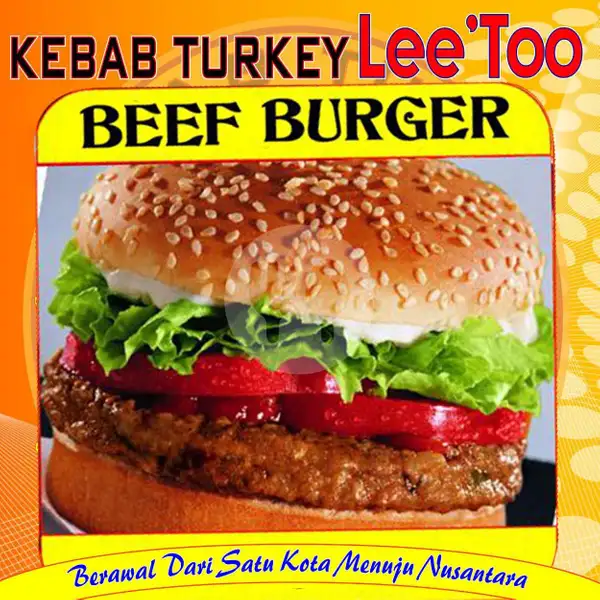 Beef Burger | Kebab Turkey Lee'too, Gandul