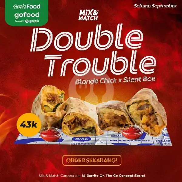 Double Trouble A | Mix & Match Burrito, Denpasar