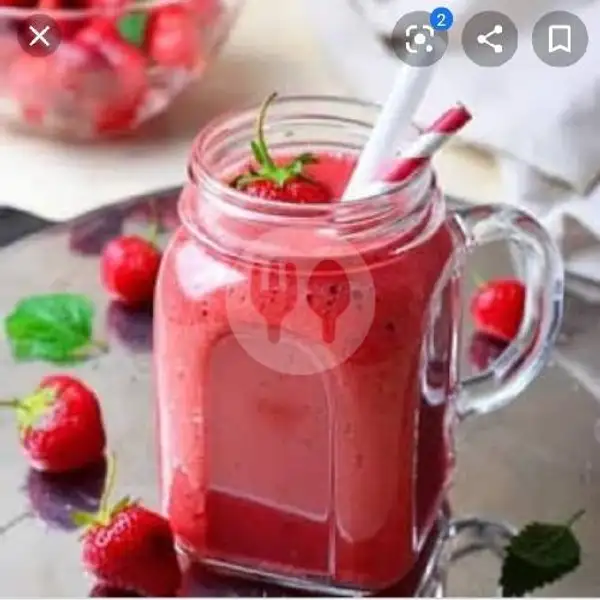 Jus Strawberry | Anugerah Juice,MNC Kebon Sirih